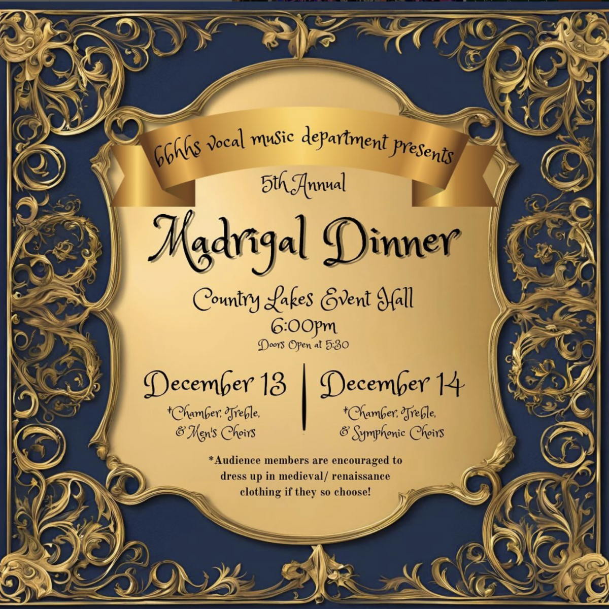 The Royal 2024 Madrigal Dinner